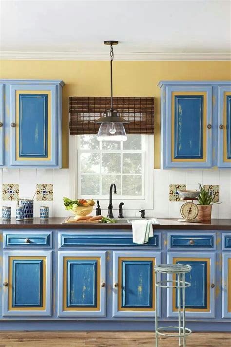 Yellow And Blue Kitchen Ideas
