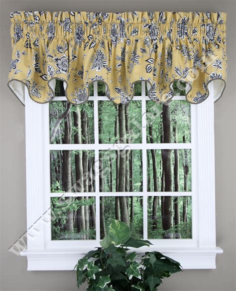 Yellow Valances For Kitchen